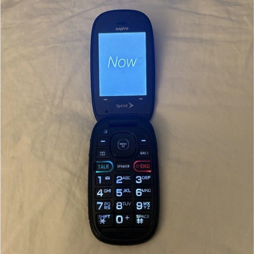 Sanyo Vero SCP-3820 Sprint Flip Phone Tested Works Perfectly Great Condition